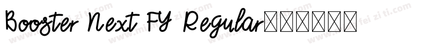Booster Next FY Regular字体转换
